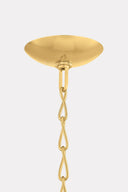 Aged Brass Apple Valley Pendant 13.25" by Hudson Valley, view 5