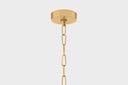 Vintage Brass Arles Chandelier 19.25" by Corbett Lighting, view 5