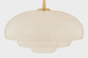 Aged Brass Auburndale Pendant 18.25" by Hudson Valley, view 2