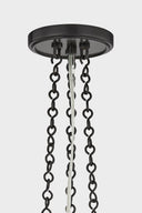 Distressed Bronze Awosting Pendant 17" by Hudson Valley, view 3