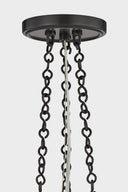 Distressed Bronze Awosting Pendant 22" by Hudson Valley, view 2
