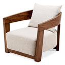 Wooden Frame Armchair Rubautelli