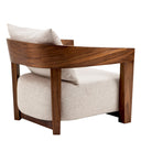 Wooden Frame Armchair Rubautelli