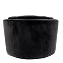Black Velvet Swivel Chair Recla