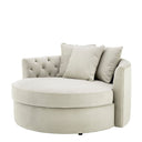 Round Tufted Sofa Carlita