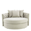 Round Tufted Sofa Carlita