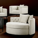 Round Tufted Sofa Carlita