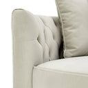 Round Tufted Sofa Carlita