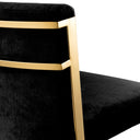 Black Velvet Counter Stool Scott