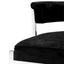 Black Velvet Counter Stool Dante