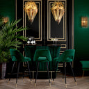 Upholstered Bar Stool Avorio