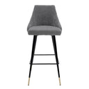 Buttoned Back Bar Stool Cedro