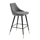 Buttoned Back Bar Stool Cedro