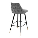 Buttoned Back Bar Stool Cedro