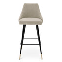 Buttoned Back Bar Stool Cedro