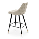 Buttoned Back Bar Stool Cedro