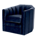 Blue Swivel Chair Delancey
