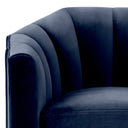 Blue Swivel Chair Delancey