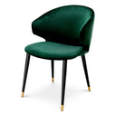 Velvet Retro Dining Armchair Volante