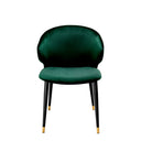 Velvet Retro Dining Armchair Volante