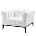 White Tufted Accent Chair Aurelio