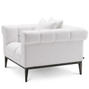 White Tufted Accent Chair Aurelio