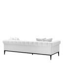 White Tufted Sofa Aurelio