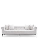 White Tufted Sofa Aurelio