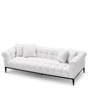 White Tufted Sofa Aurelio