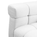 White Tufted Sofa Aurelio