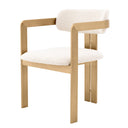 Boucle Upholstered Dining Chair Donato