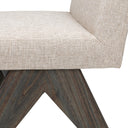 Beige V-Leg Dining Chair Erudit