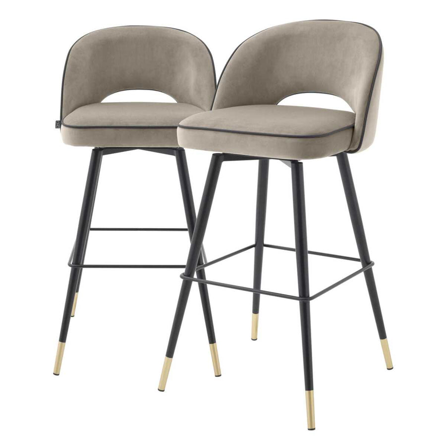 Black-Legged Bar Stools (2) Cliff