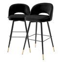 Black-Legged Bar Stools (2) Cliff