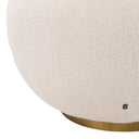 Round Bouclé Swivel Chair Bollinger