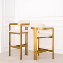Upholstered Counter Stool Donato