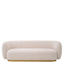 White Curved Sofa Roxy