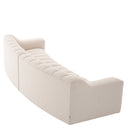 Channeled Boucle Sofa L Kelly