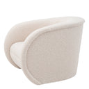 Cream Bouclé Swivel Chair Cristo