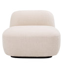 Cream Bouclé Slipper Chair Bjorn