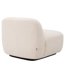 Cream Bouclé Slipper Chair Bjorn