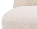 Cream Bouclé Slipper Chair Bjorn