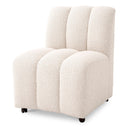 Bouclé Channeled Dining Chair Kelly