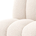Bouclé Channeled Dining Chair Kelly