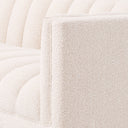 Cream Boucle Sofa L Ditmar