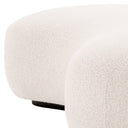 Curved Upholstered Bench Bjorn