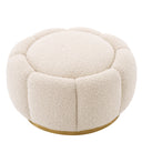 Cream Boucle Ottoman Inger