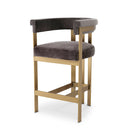 Modern Curved Counter Stool Clubhouse