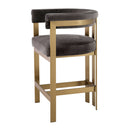 Modern Curved Counter Stool Clubhouse