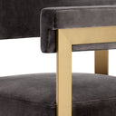 Modern Curved Counter Stool Clubhouse